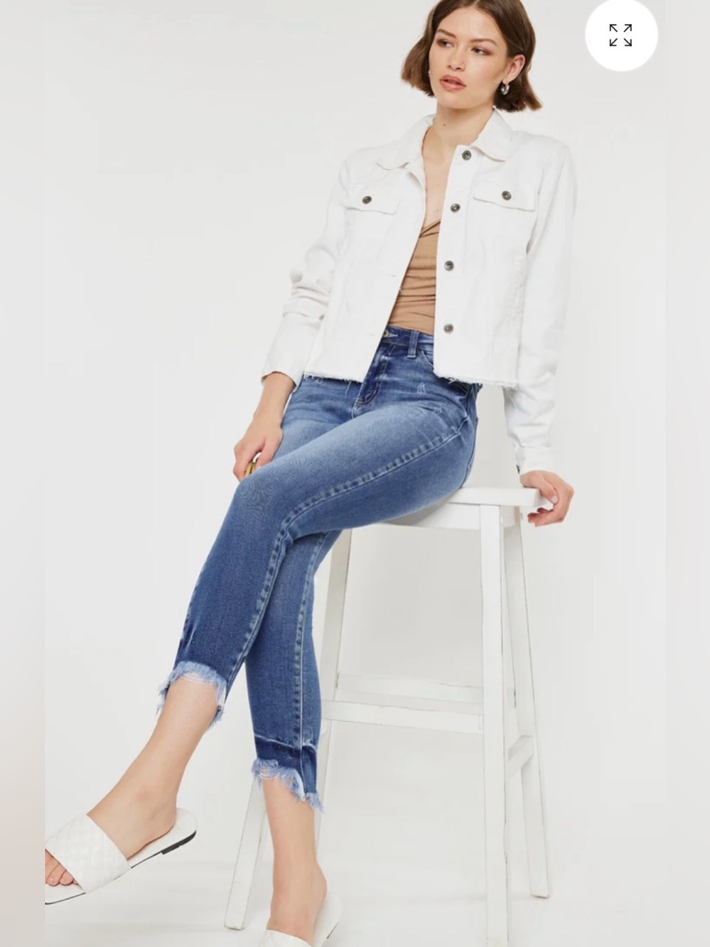 Kancan Dana High Rise Ankle Skinny